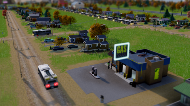 Simcity Bus Conga Line