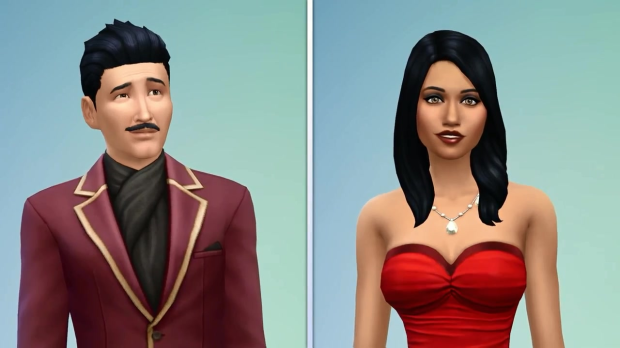 Sims 4 Bella and Mortimer Goth