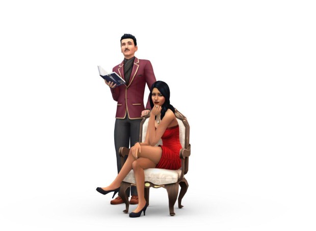 Sims 4 Bella and Mortimer Goth