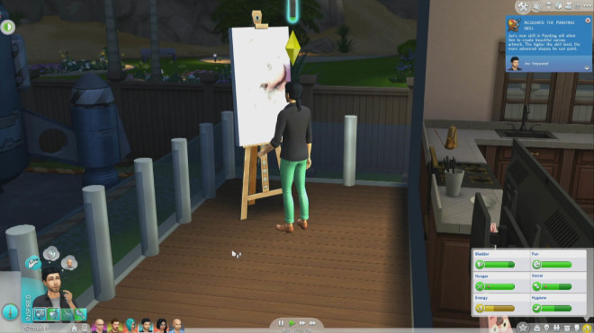 Sims 4 Inspired Painting