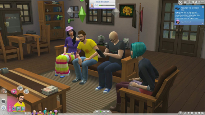 Sims 4 Penny Arcade Household