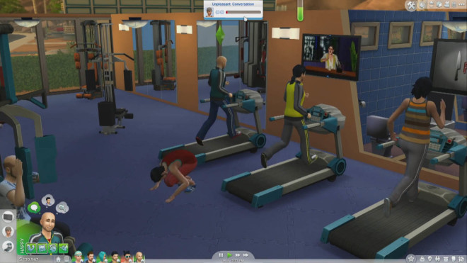 Sims 4 Treadmill andTelevision