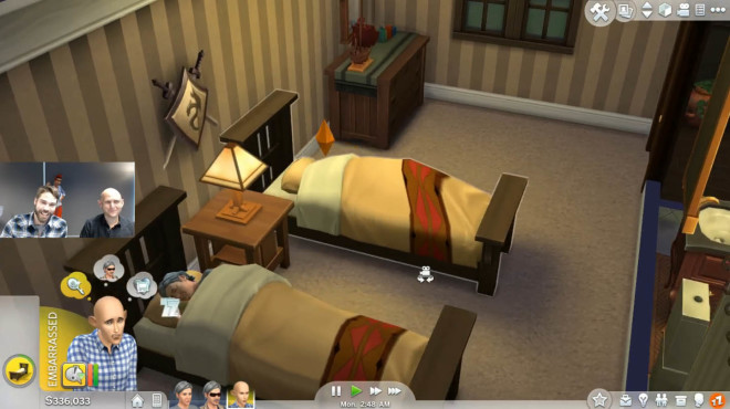 The Sims 4 Hiding Under Covers