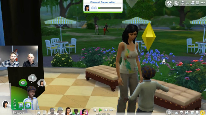 The Sims 4 Hugging a Stranger