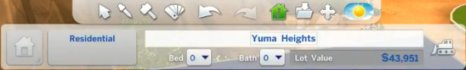The Sims 4 Lot Info Panel