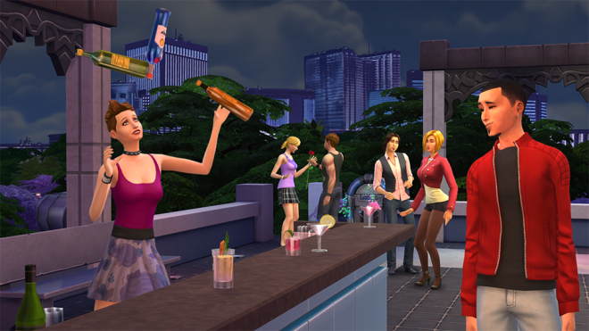 download sims 4 night on the town where to go