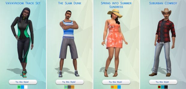 The Sims 4 Styled Looks