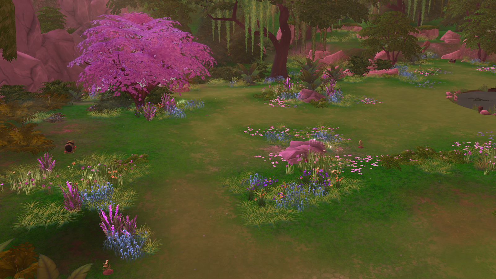 Sims 4: Secret Sylvan Glade Lot in Willow Creek