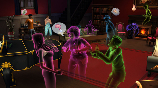 Sims 4 Ghosts party