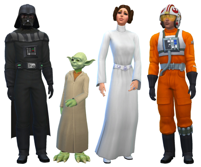 Sims 4 Star Wars Costumes