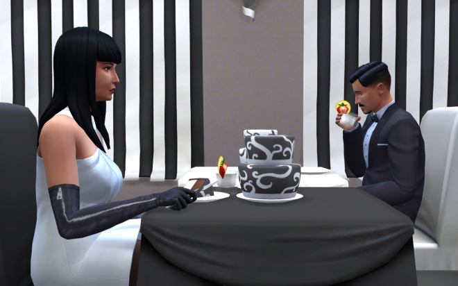 Sims 4 Black and White Food