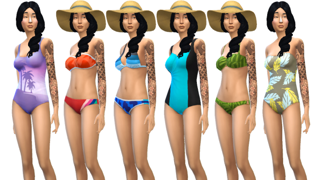 Sims 4 Female Swimwear