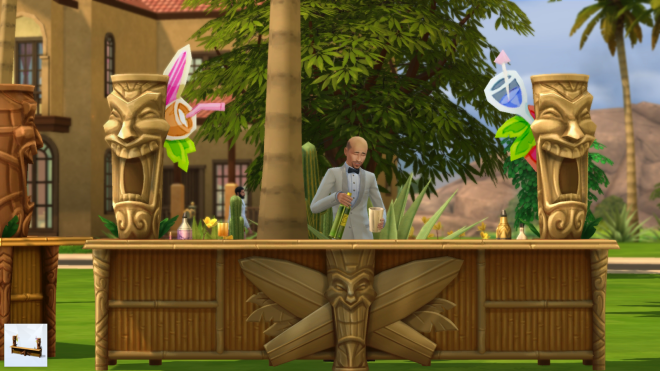 Sims 4 Flaming Tiki Bar