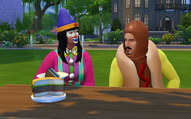 Sims 4 Hamburger Cake