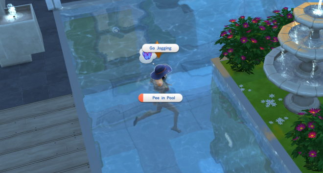Sims 4 Pee In Pool
