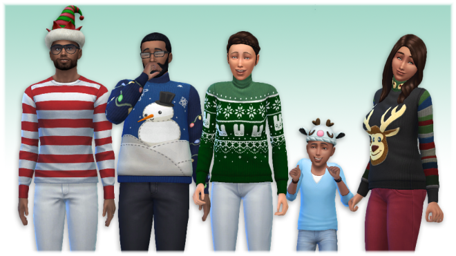 Sims 4 Holiday Celebration Costumes