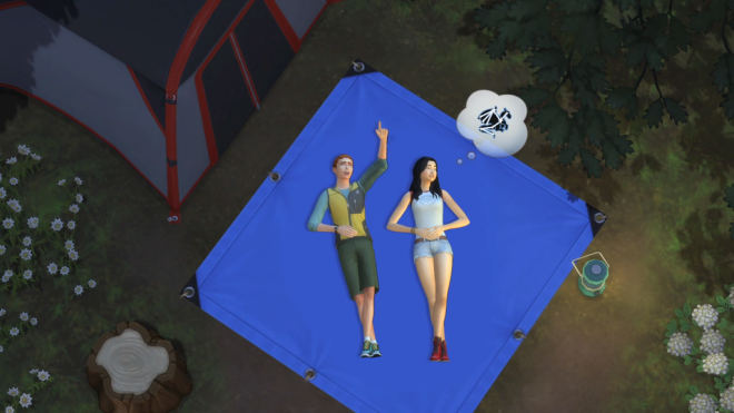 Sims 4 Outdoor Retreat Stargazing