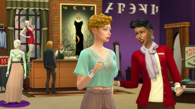 Sims 4 Get To Work Retail