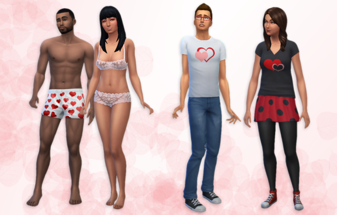 Sims 4 Valentine's Clothing