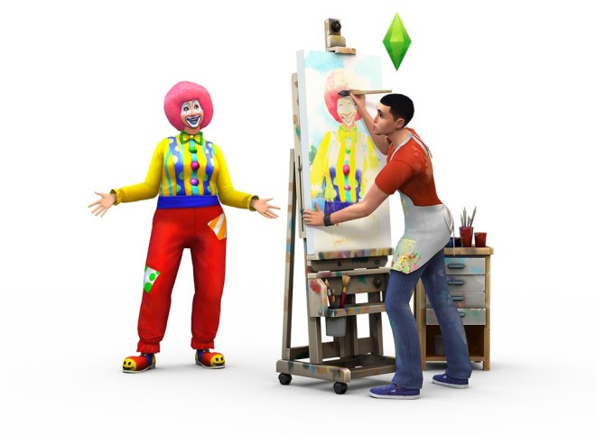 Sims 4 Painting Portrait
