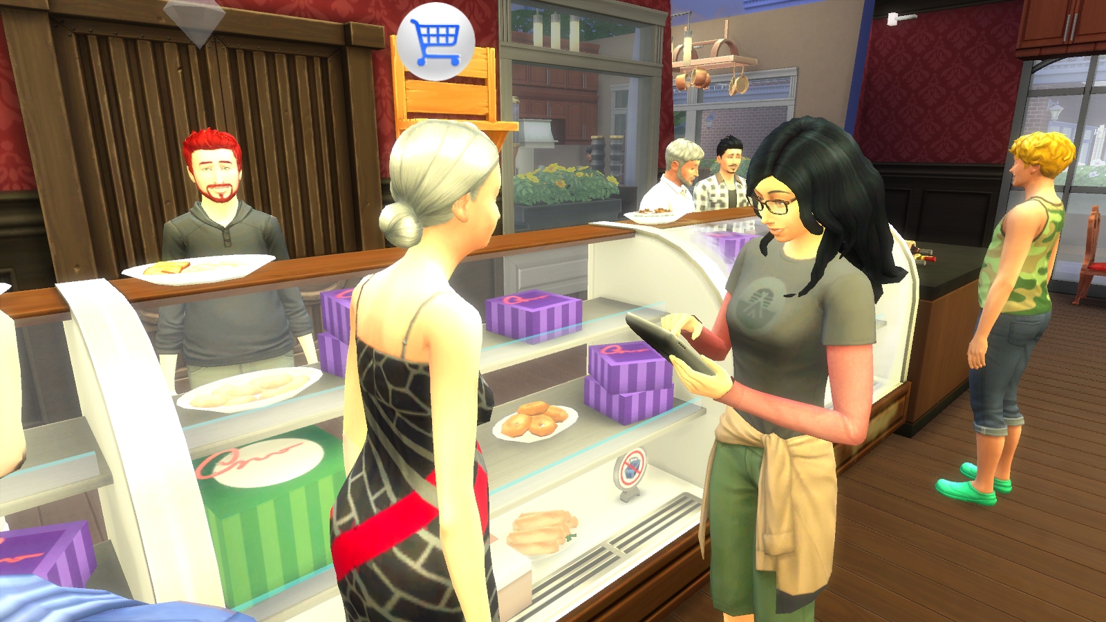 do bakery in the sims 4 get to work