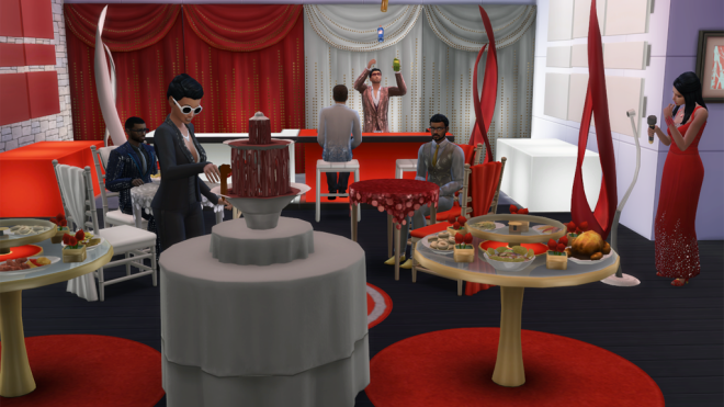 Luxury Party Furniture Scene