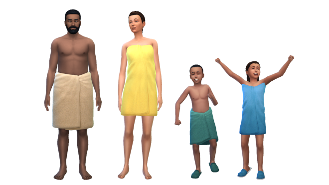 Sims 4 Bath Towels