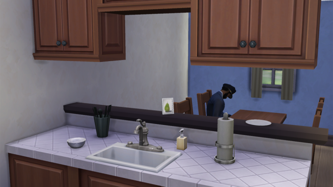 Sims 4 Kitchen Half Wall