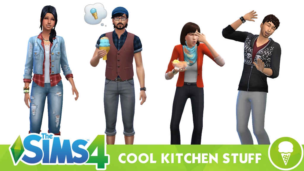 Sims 4 Cool Kitchen Stuff Icon Pack - Sims 4 - Sticker