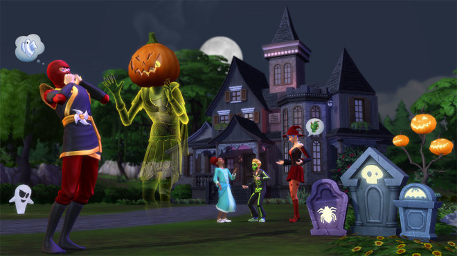 Sims 4 Spooky Stuff Haunted House