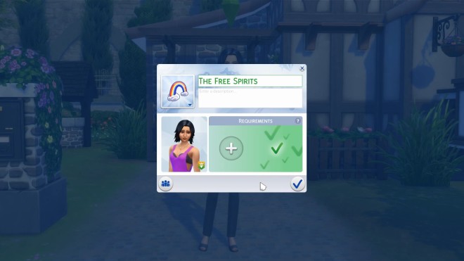 Sims 4 Club Name and Symbol