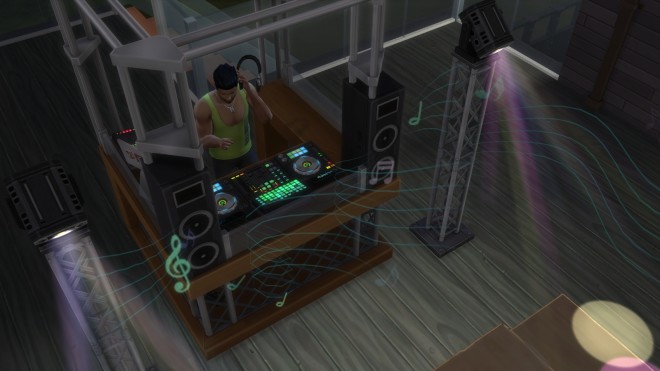 A DJ Booth IN The SIms 4 Get Together