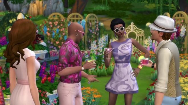 Sims 4 Romantic Garden Party