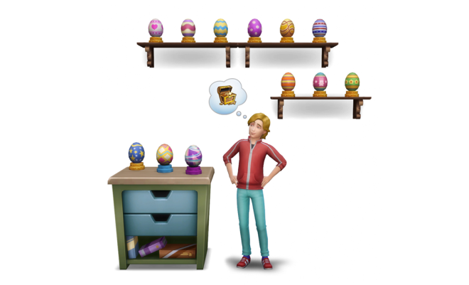 The Sims 4 Egg Hunt Render