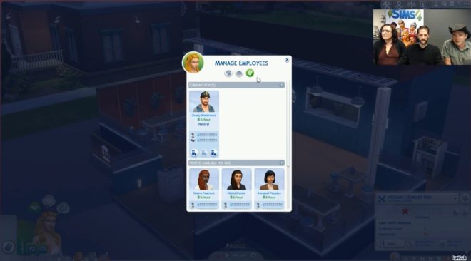 Restaurant Employee Sims 4