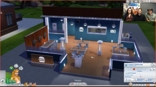 sims 4 live in business restaurant