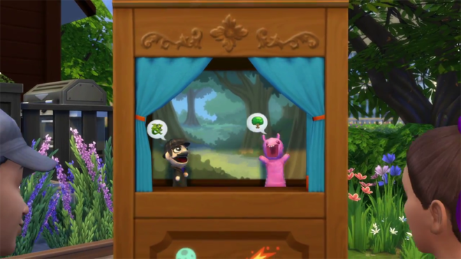 Sims 4 Kids Stuff Puppet Theater