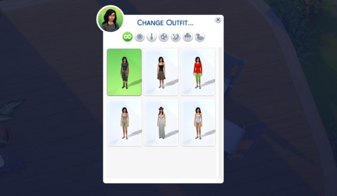 Sims 4 Change Outfit