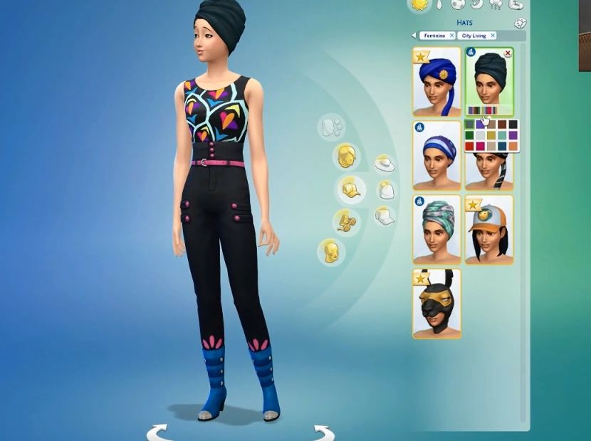sims 4 city living clothing