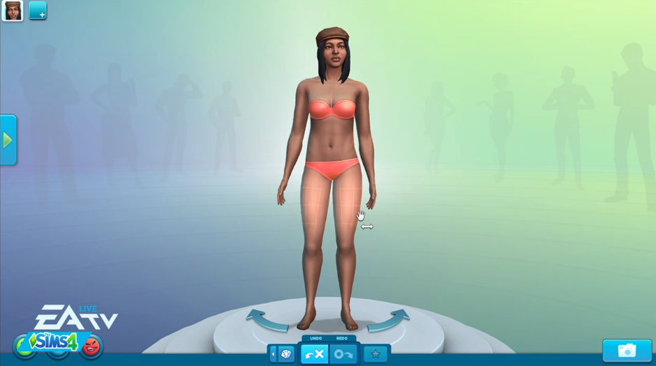 Sims 4: Sims Campers Explore the Create A Sim Mode