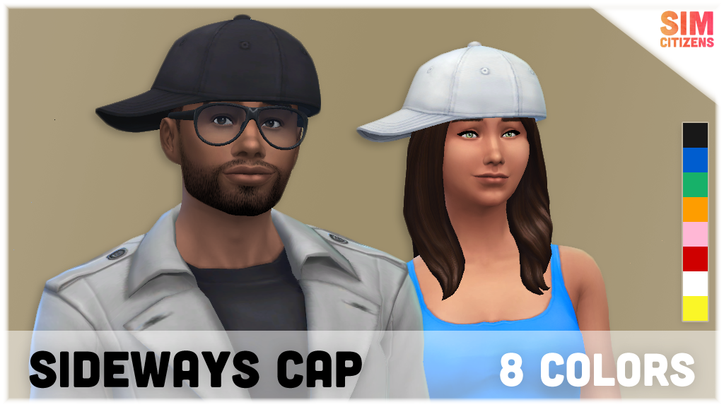 The Sims 4 Mods: Sideways Cap