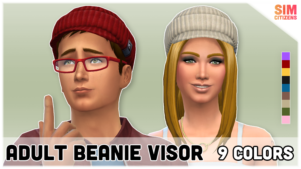 The Sims 4 Mods: Adult Beanie Visor