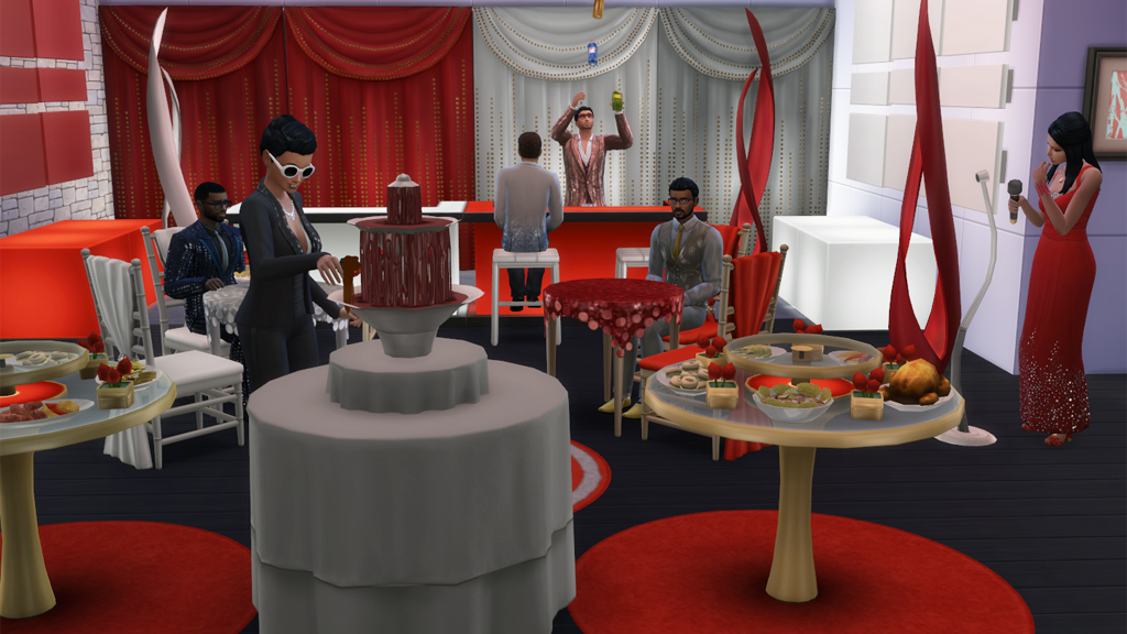 Luxury Party Stuff Objects and Music in The Sims 4