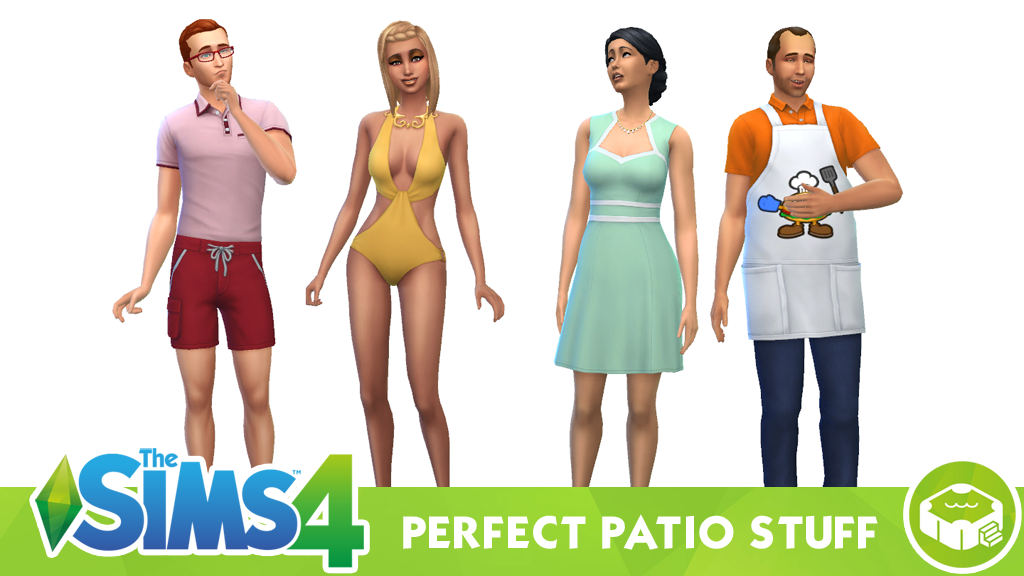 The Sims 4 Perfect Patio Stuff – Clothing and Hairstyles
