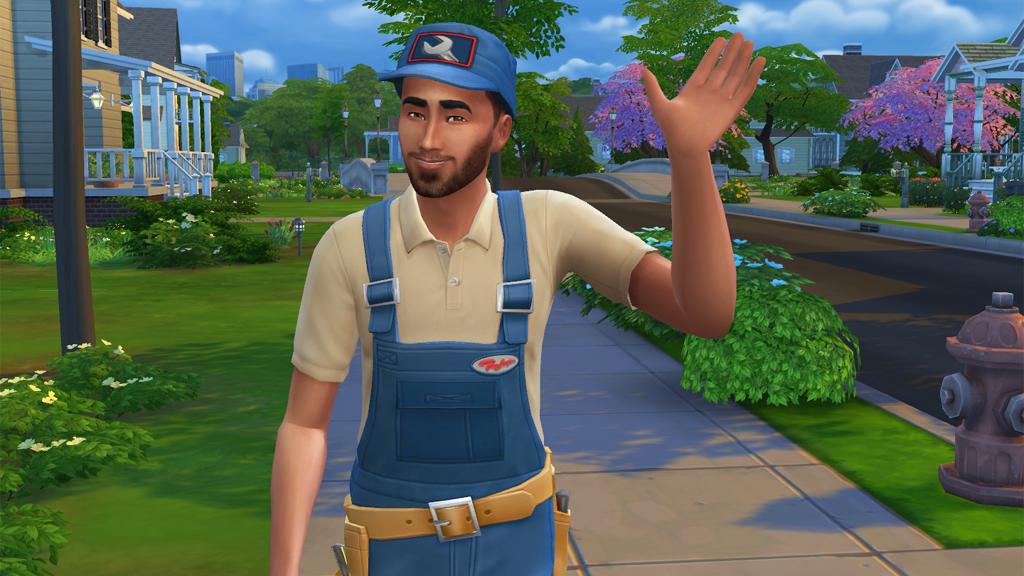 Sims 4 Repairman.