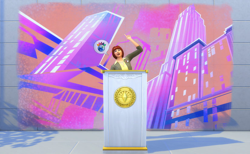 Sims 4 City Living: Politics, Critic, and Social Media Careers